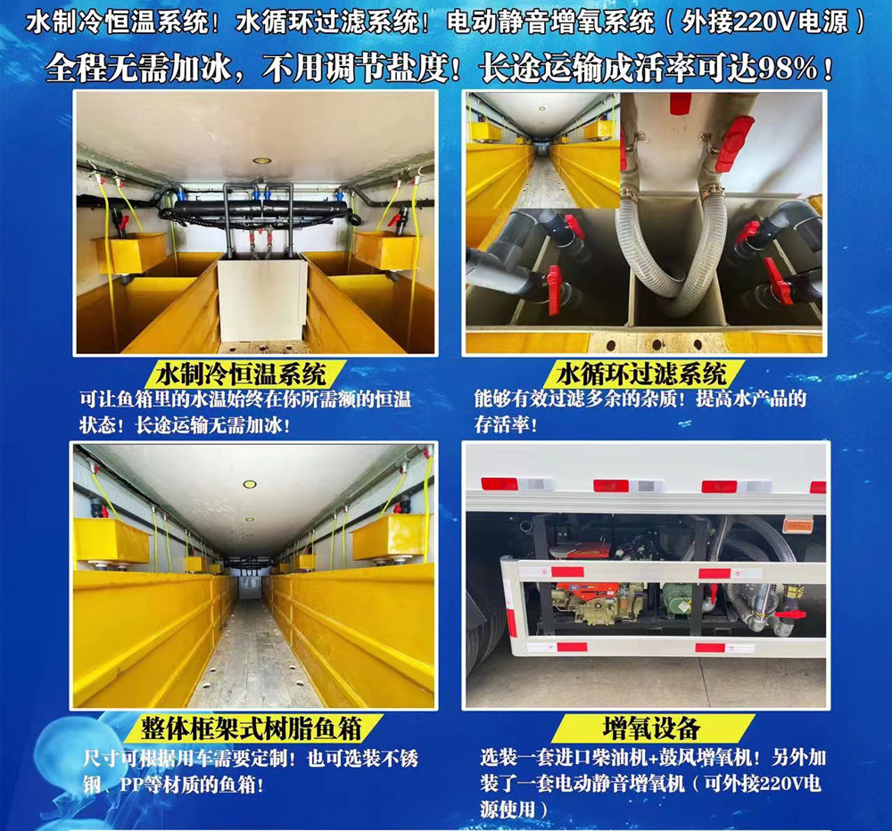 江淮格爾發(fā)6米2鮮活水產(chǎn)品運輸車細節(jié)圖